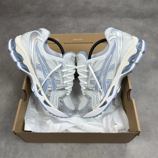 ASICS GEL-KAYANO 14 – White Light Navy sneaker – view 2