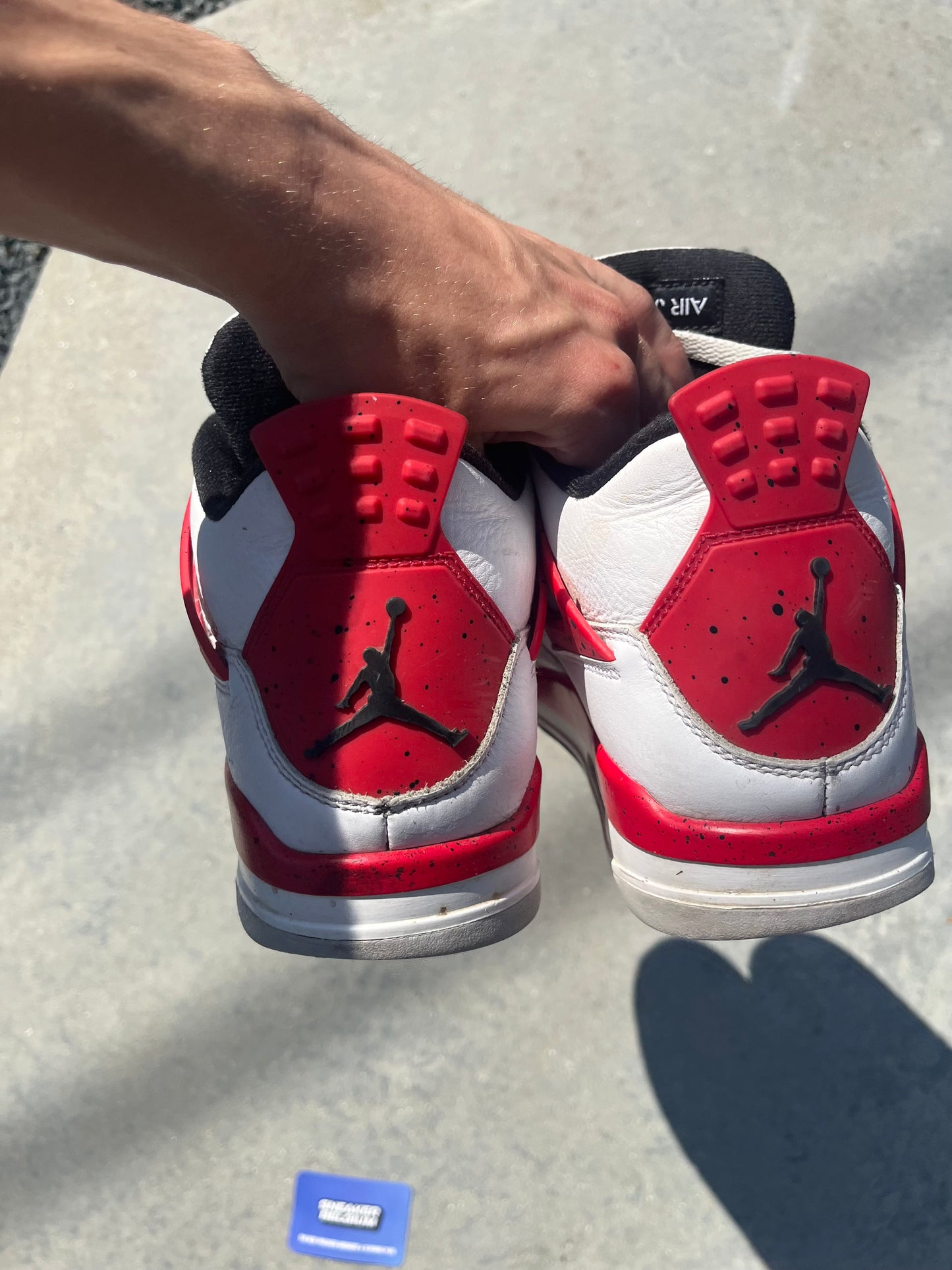 Jordan 4 red cement | 44