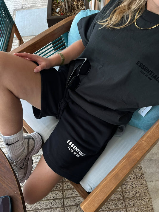 Fear of God Essentials T-shirt – Black / Black