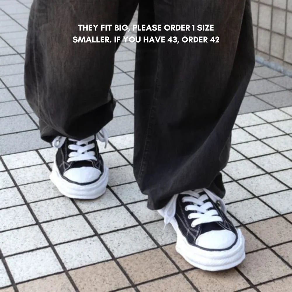 Maison Mihara Yasuhiro Peterson 23 OG Sole Canvas Low Black
