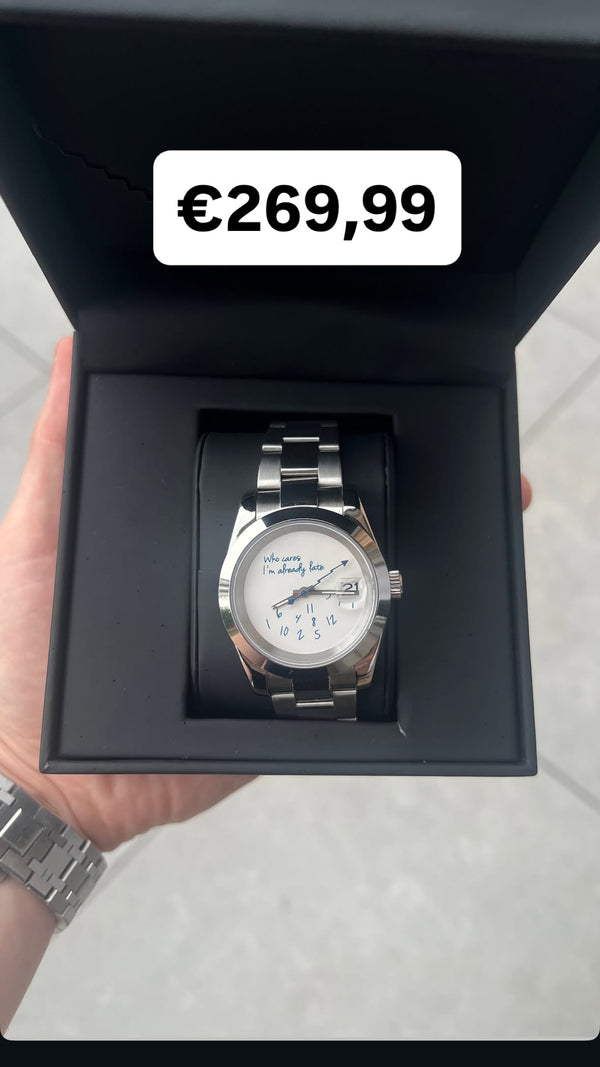 Who cares I’m already late