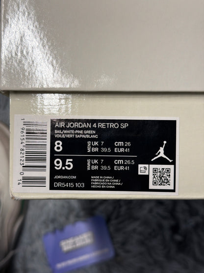 Jordan 4 SB “pine green” / size 41 / Pre-Loved