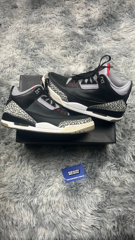 Jordan 3 OG black cement 43