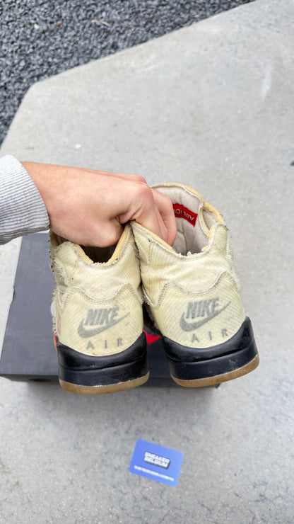 Jordan 5 off white sail | 42