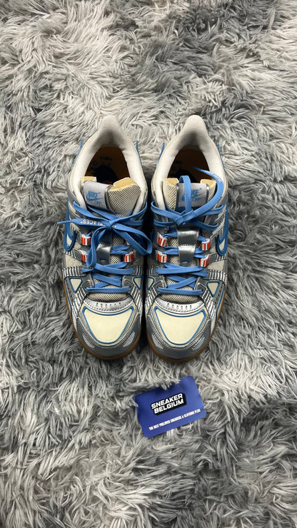 Dunk low off white rubber blue 43