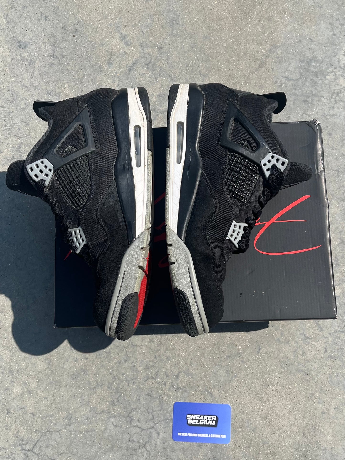 Jordan 4 black canvas | 44,5