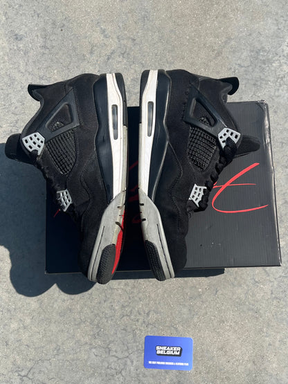 Jordan 4 black canvas | 44,5