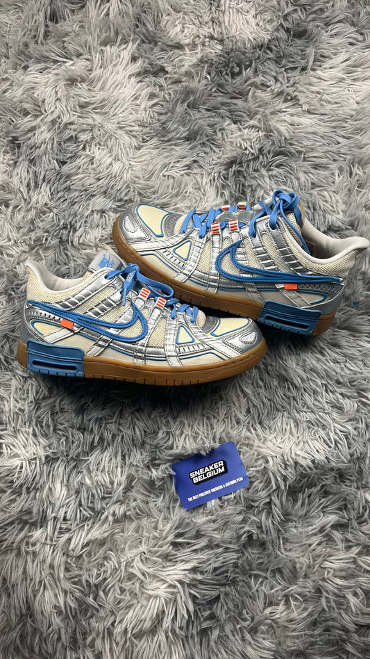 Dunk low off white rubber blue 43