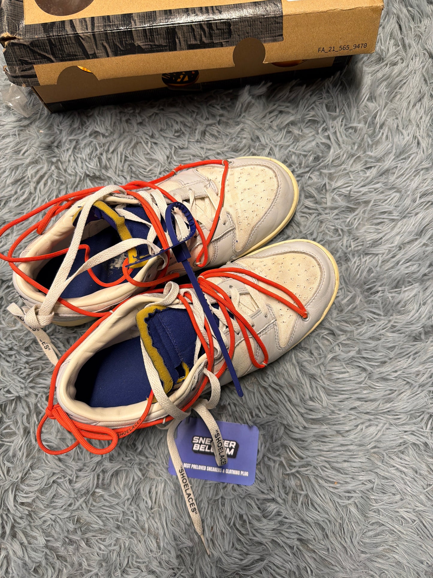 Nike dunk low x off white “ lot 23/50 “ / size 43 / Pre-Loved