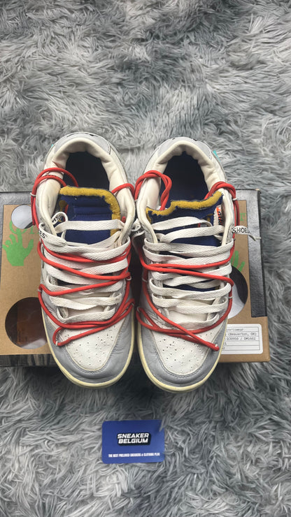 Dunk low off white lot 42