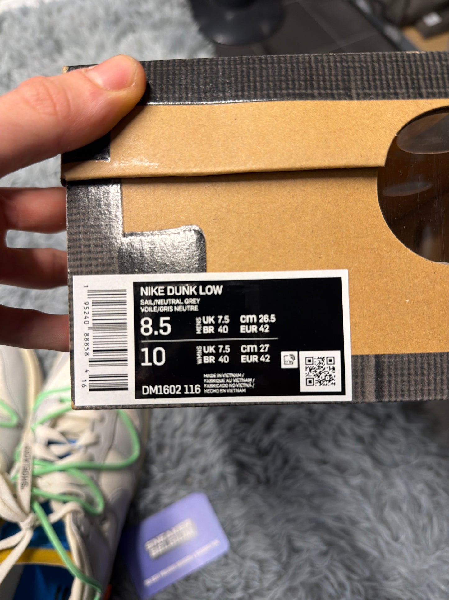 Nike dunk x Off-White “ Lot 26/50 “ / size 42 / Pre-Loved