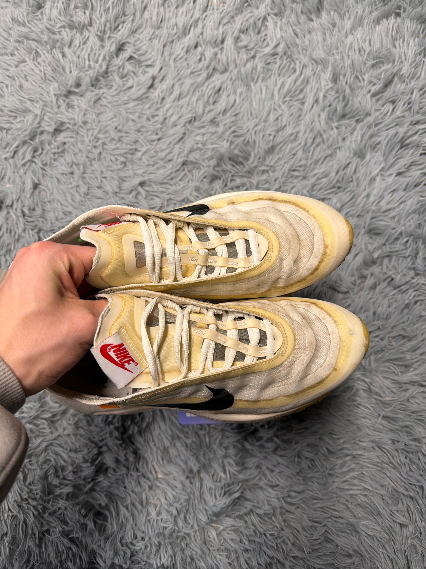 Nike Airmax 97 x Off-White / size 42 / Pre-Loved
