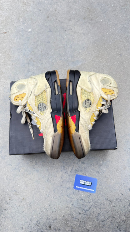 Jordan 5 off white sail | 42
