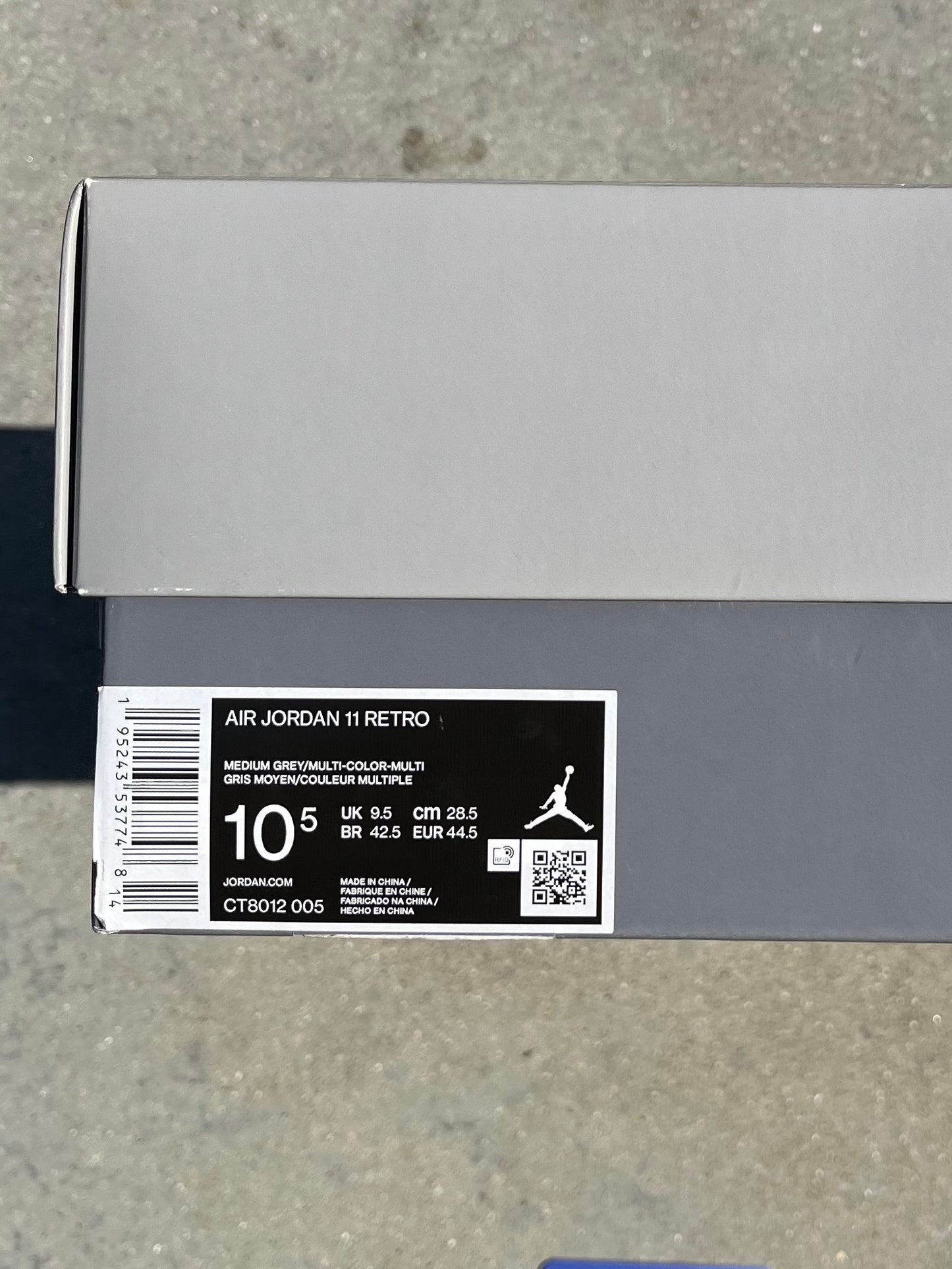 Jordan 11 cool grey | 44,5