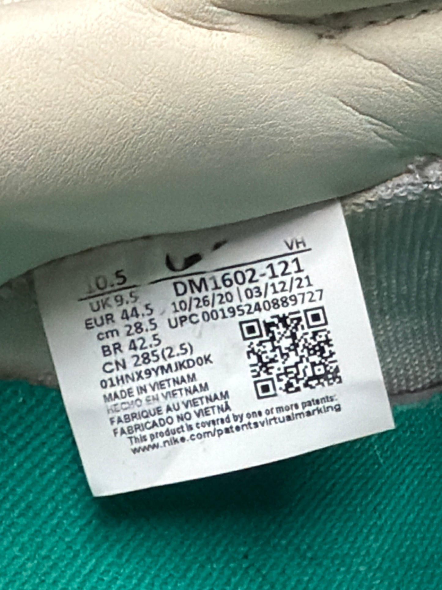 Nike dunk x off white “ lot 25/50 “ / size 44,5 / Pre-Loved