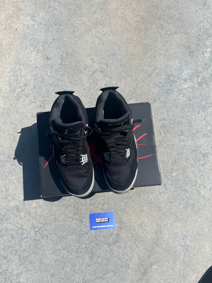 Jordan 4 black canvas | 43