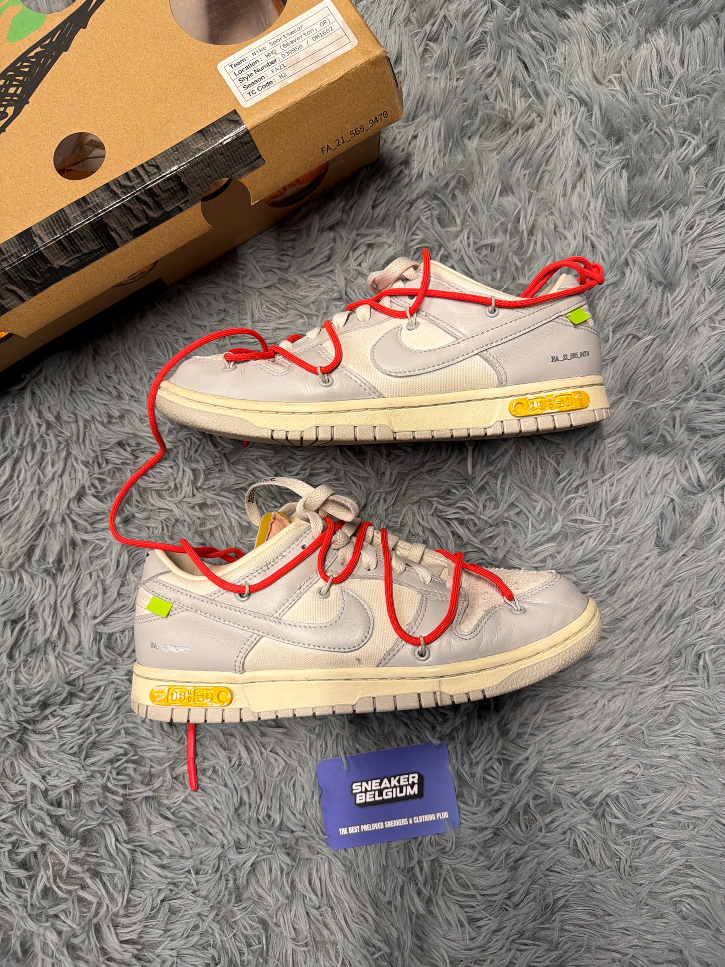 Nike dunk low x off white “ lot 06/50 / size 41 / Pre-Loved