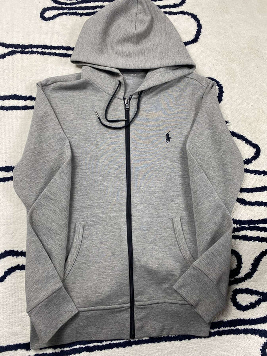 Ralph lauren zip up grey m