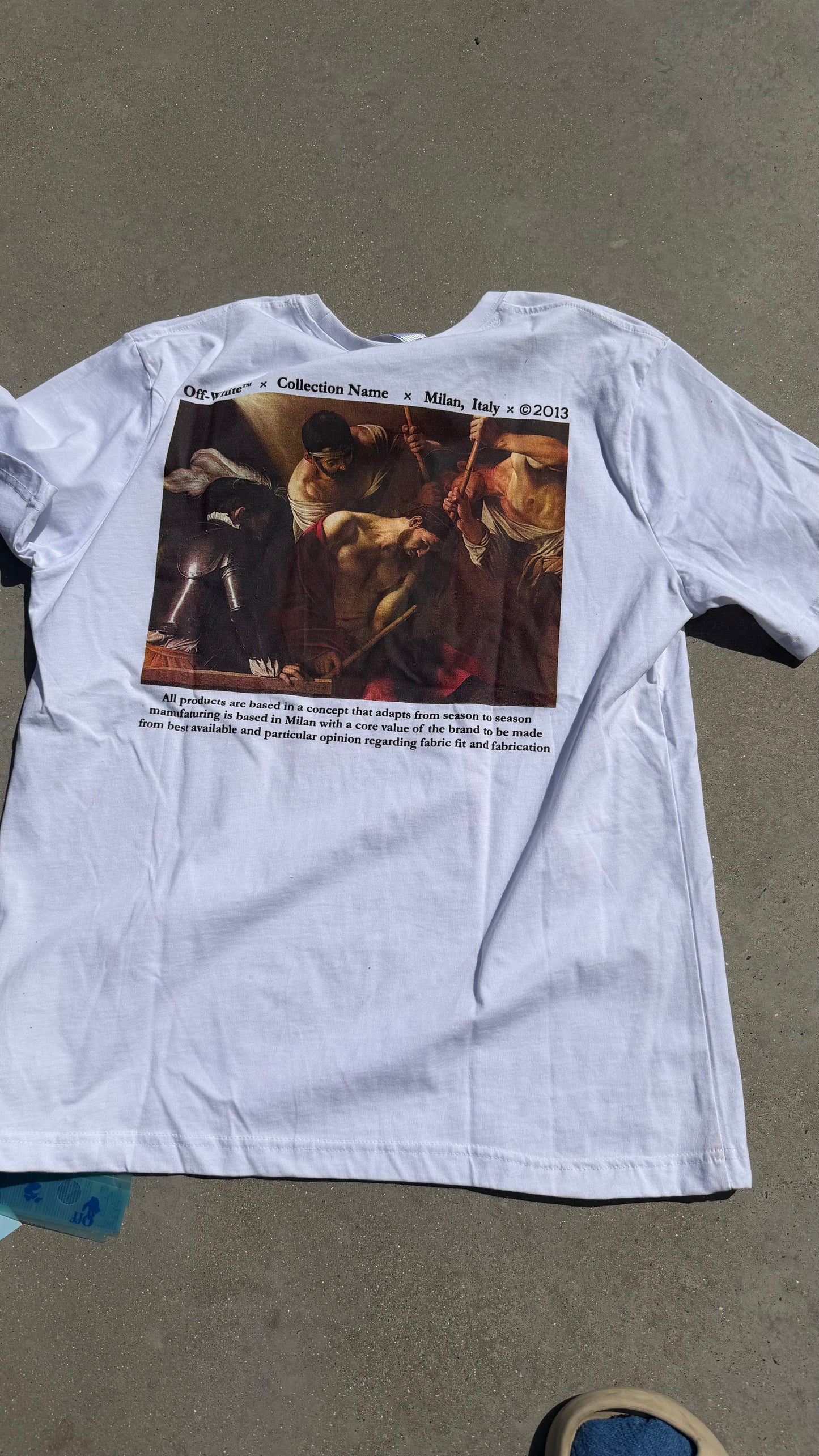 Off white t-shirt “Milan Italy”