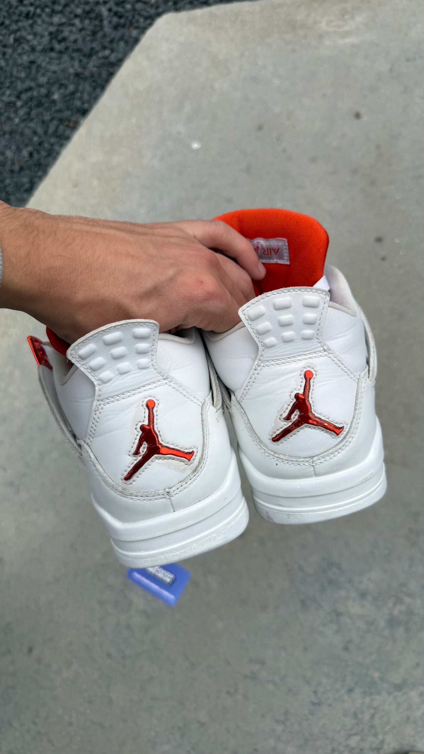 Jordan 4 metallic orange | 41