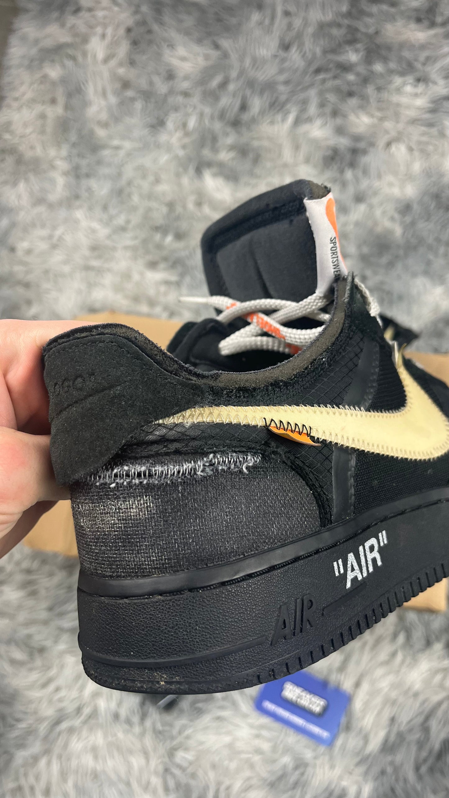 Air force 1 off white black