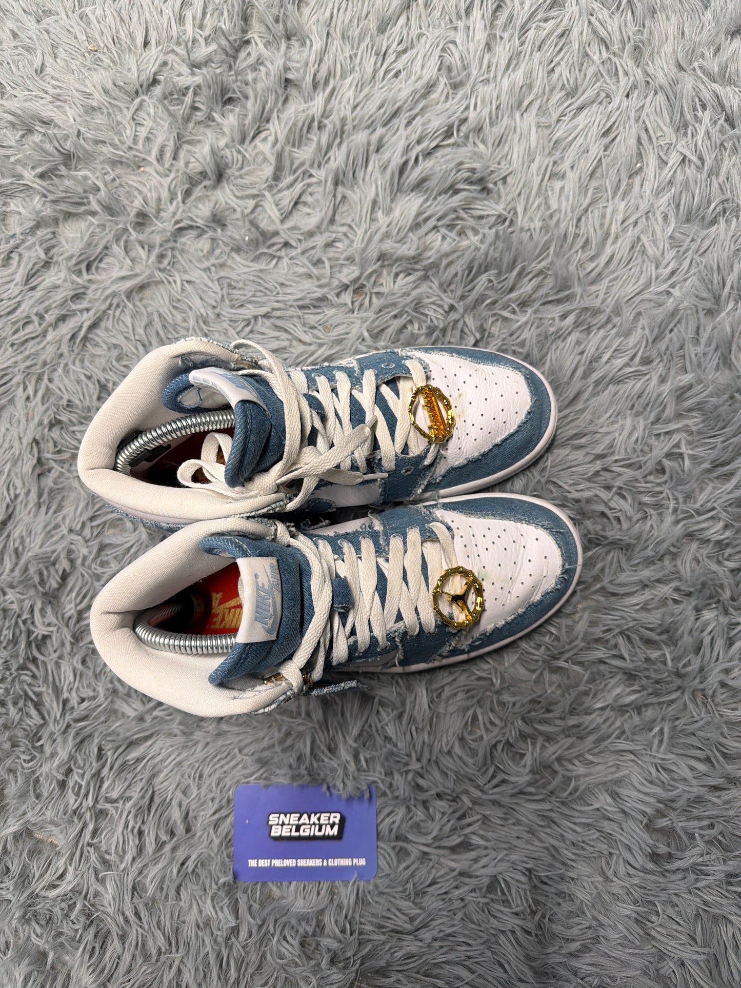 Jordan 1 High denim / size 38 / Pre-Loved