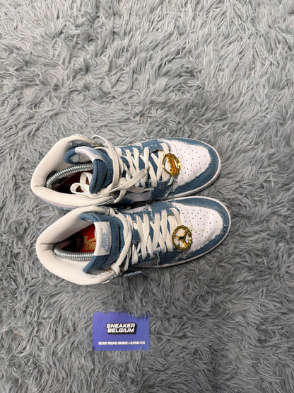 Jordan 1 High denim / size 38 / Pre-Loved