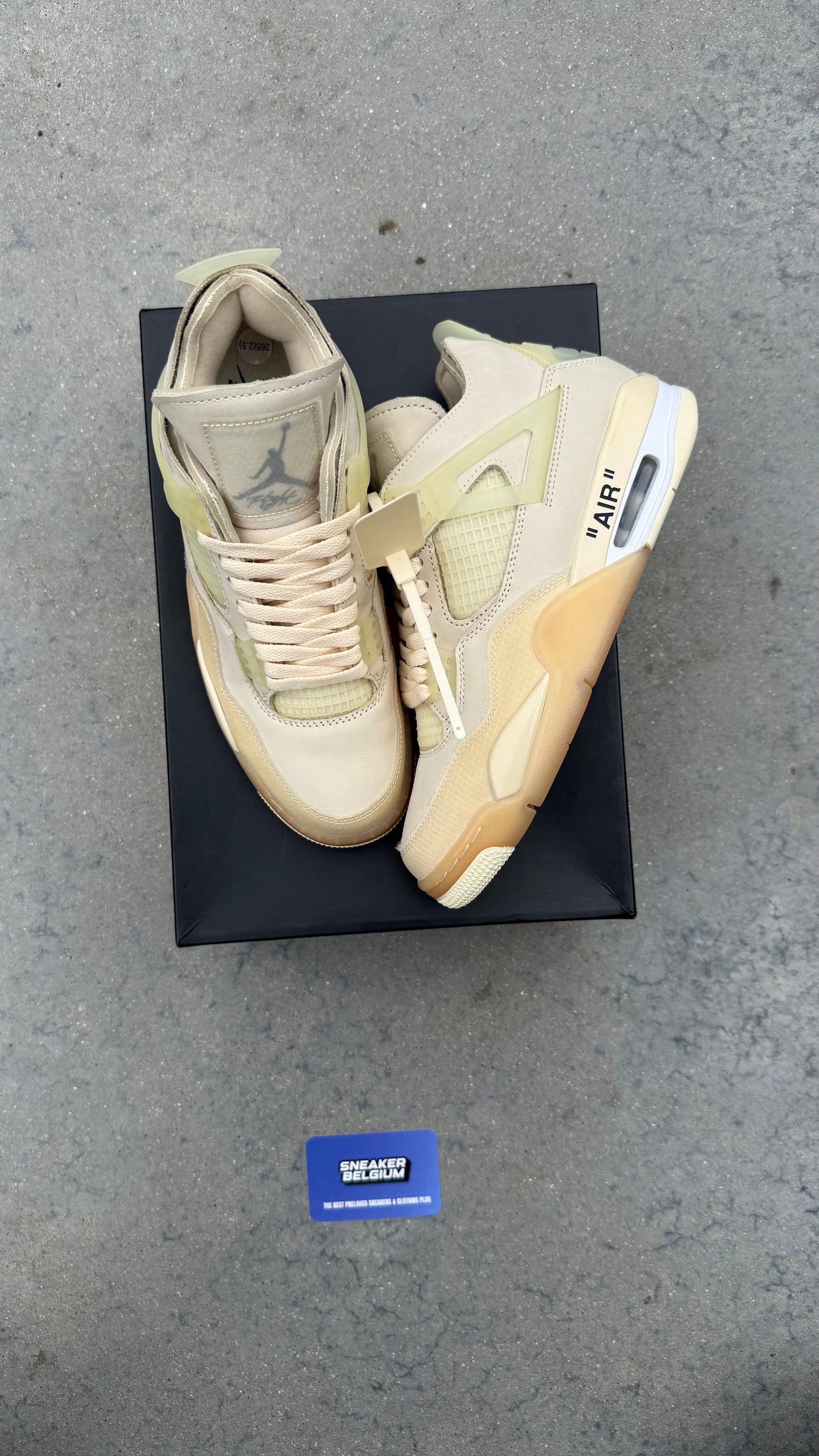 Jordan 4 off white sail | 41