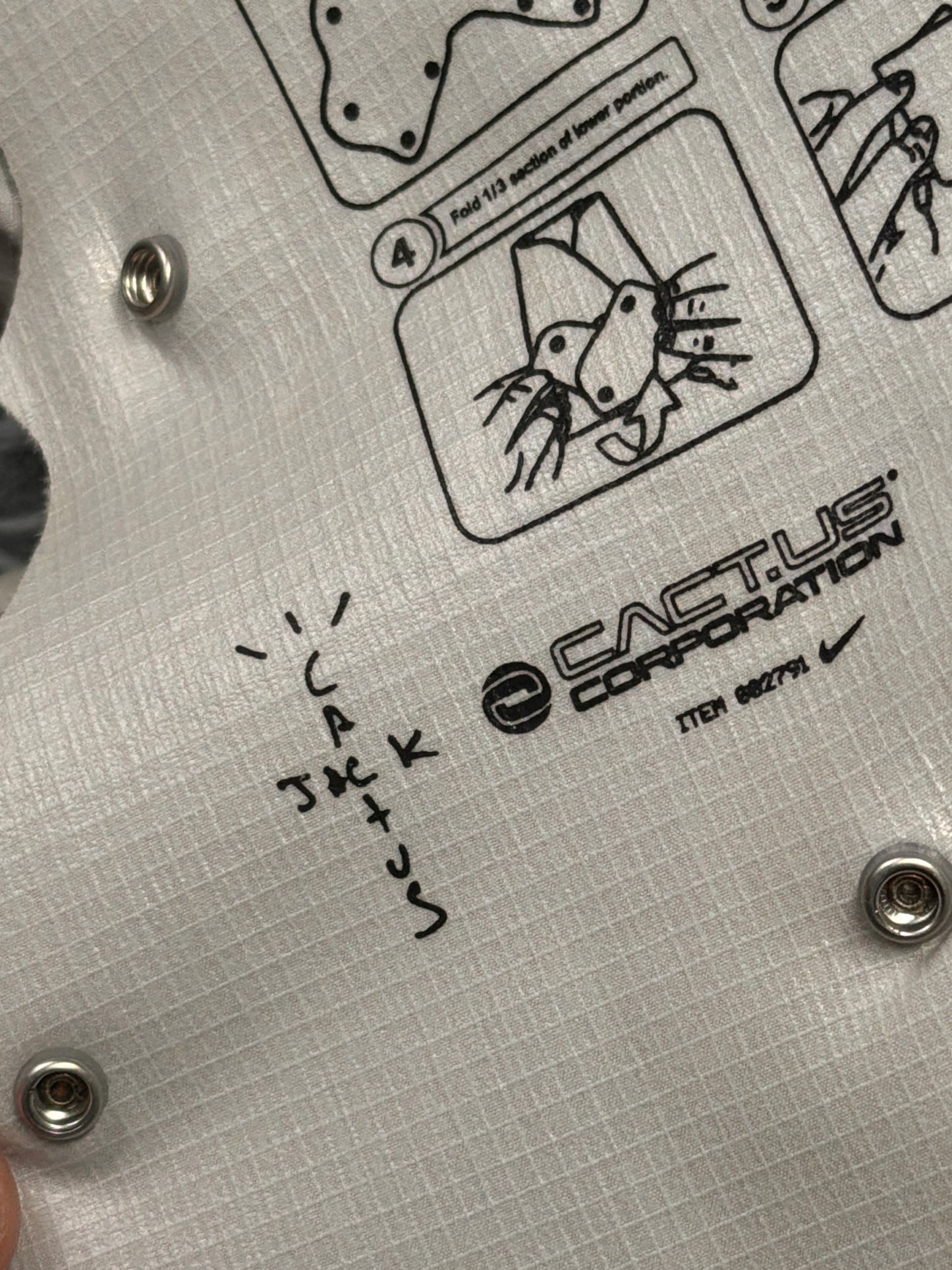 Air trainer 1 x Travis Scott / size 42,5 / Pre-Loved