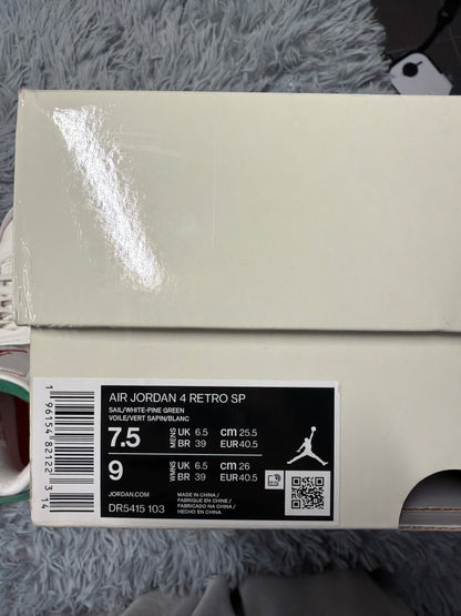 Jordan 4 SB pine green / size 40,5 / Pre-Loves