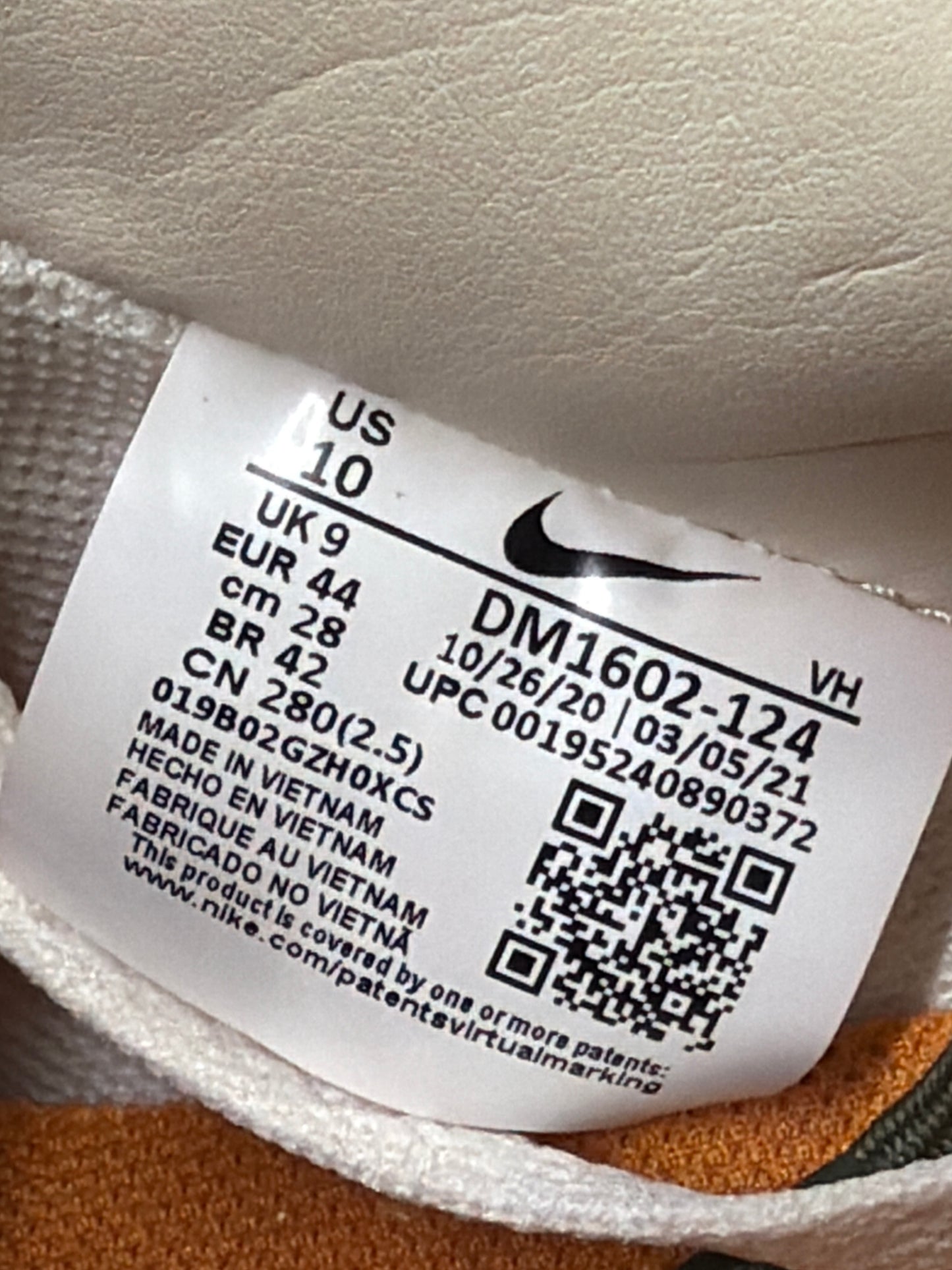 Nike dunk low x off white “ lot 22/50 “ / size 44 / Pre-Loved