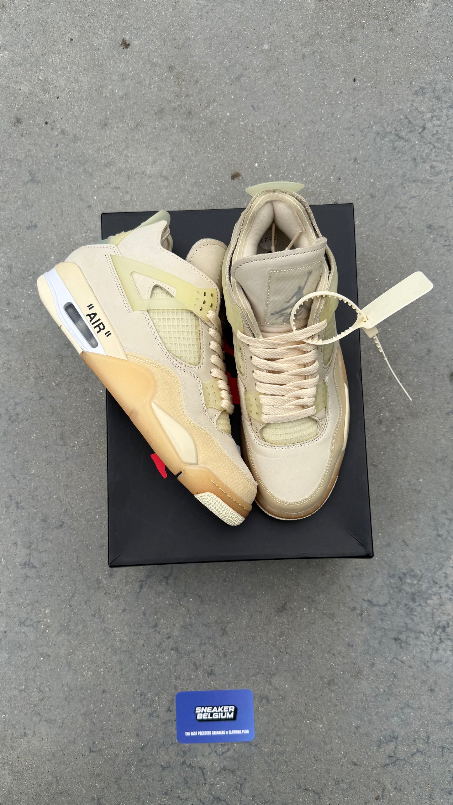Jordan 4 off white sail | 41
