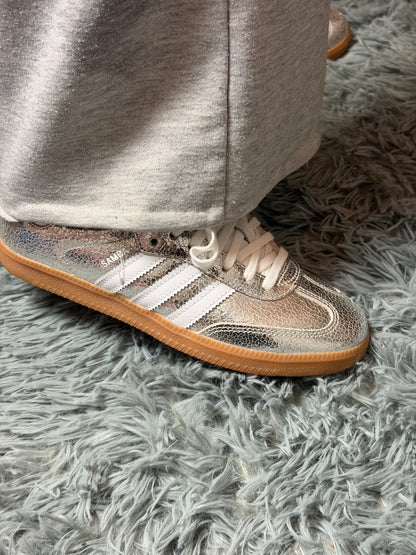 Adidas samba OG metallic silver