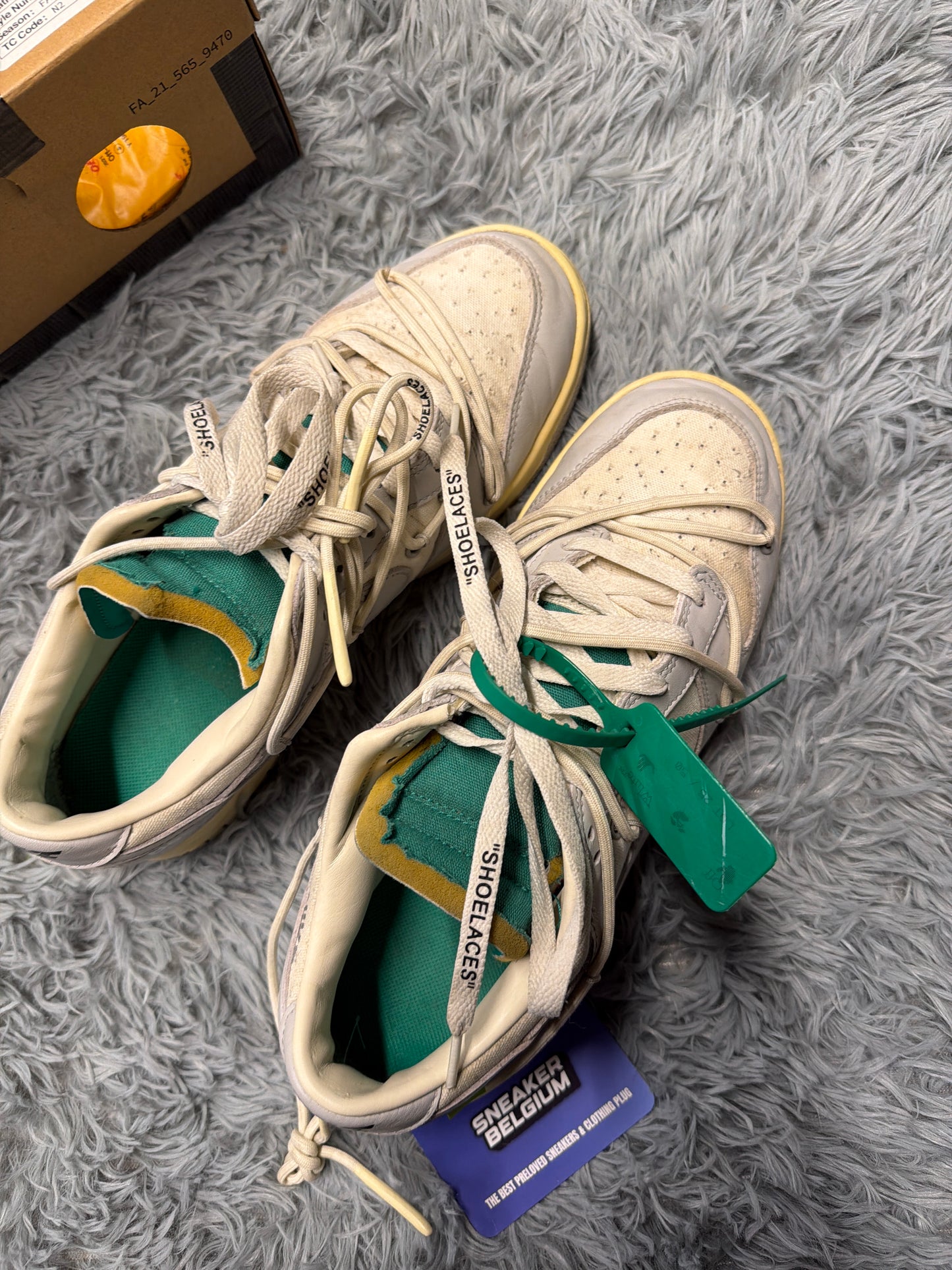 Nike dunk x off white “ lot 25/50 “ / size 44,5 / Pre-Loved