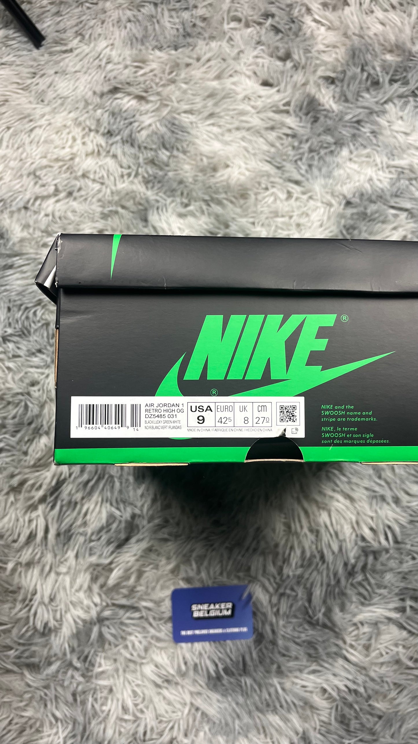 Jordan 1 lucky green 43