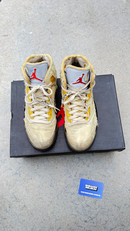 Jordan 5 off white sail | 42
