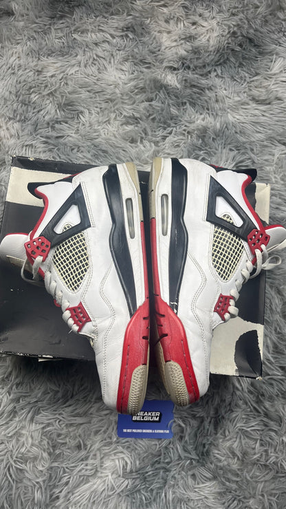 Jordan 4 fire red 44