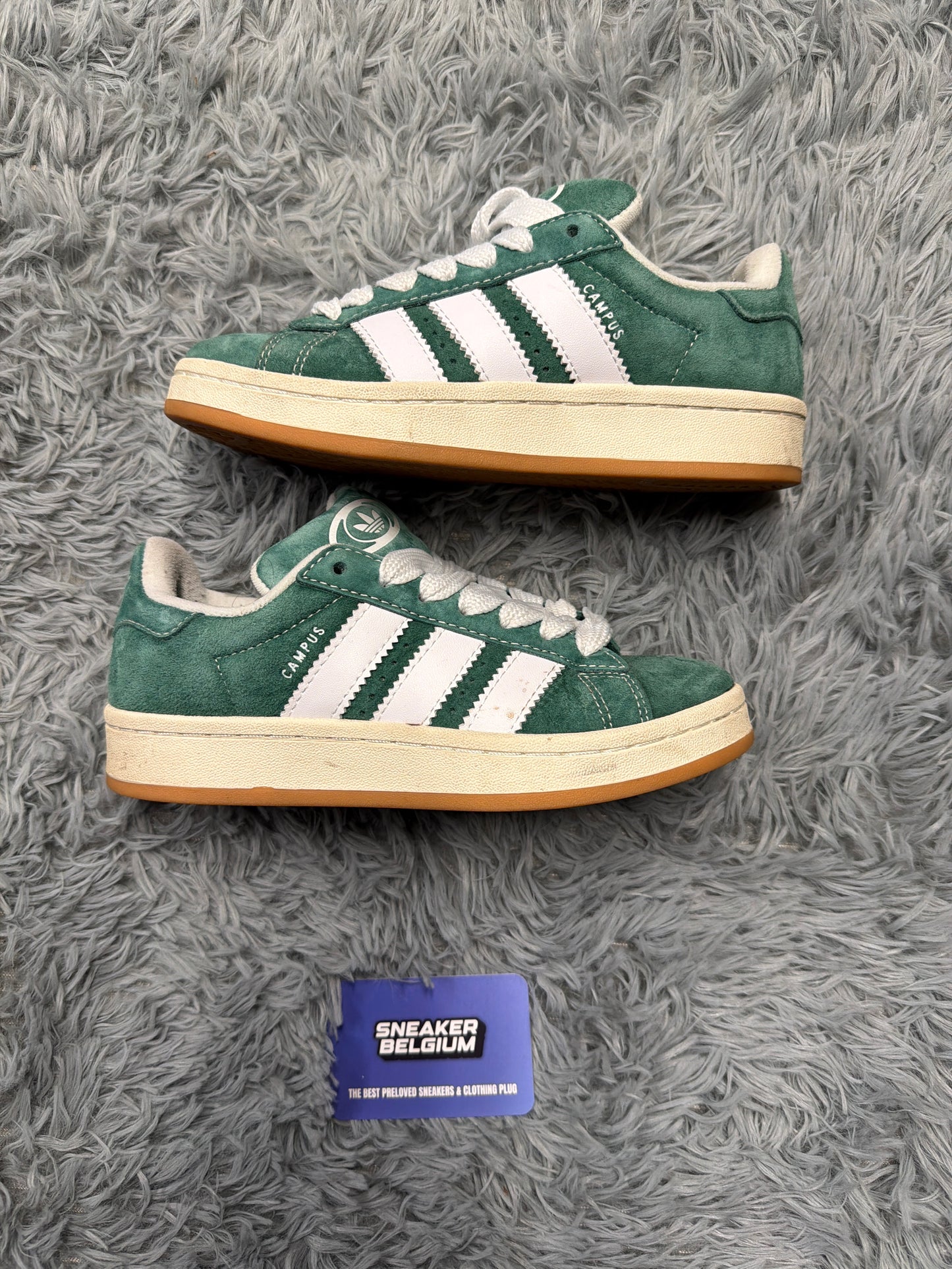 Adidas campus green / size 36 / pre-loved