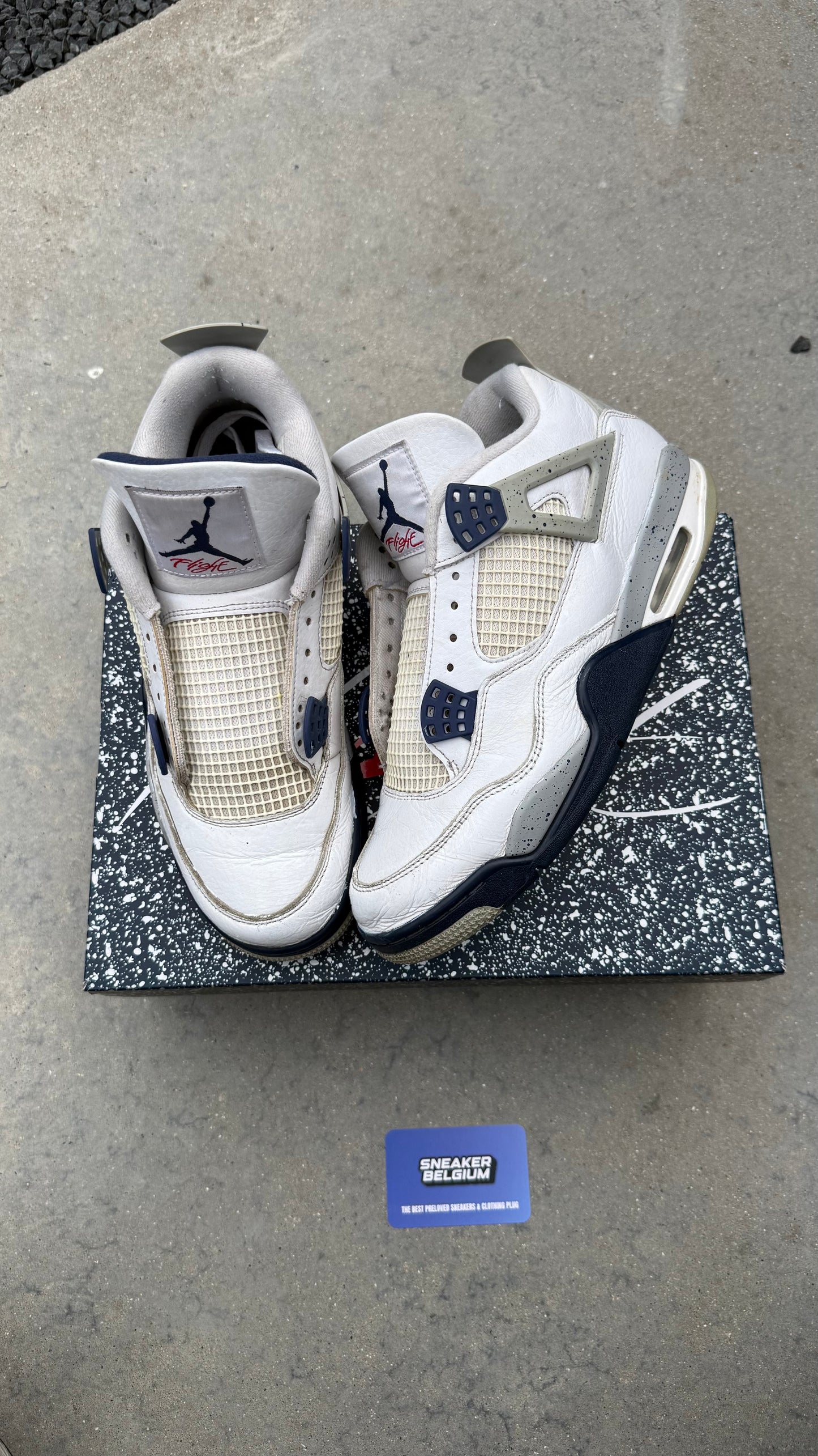 Jordan 4 midnight navy | 44