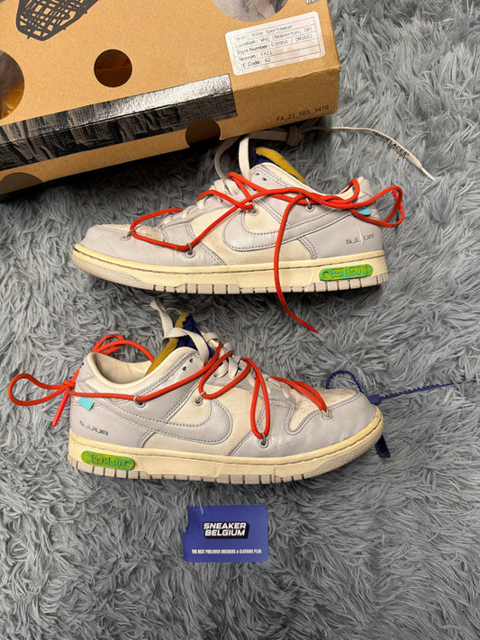 Nike dunk low x off white “ lot 23/50 “ / size 43 / Pre-Loved