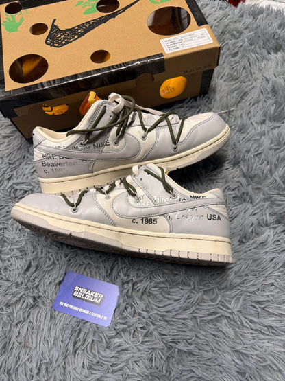 Nike dunk low x off white “ lot 22/50 “ / size 44 / Pre-Loved