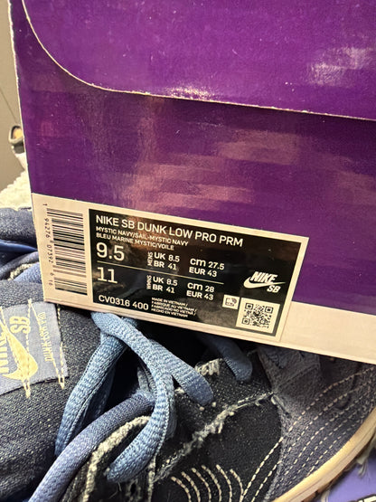 Dunk low SB mystic Navy / size 43 / Pre-Loved