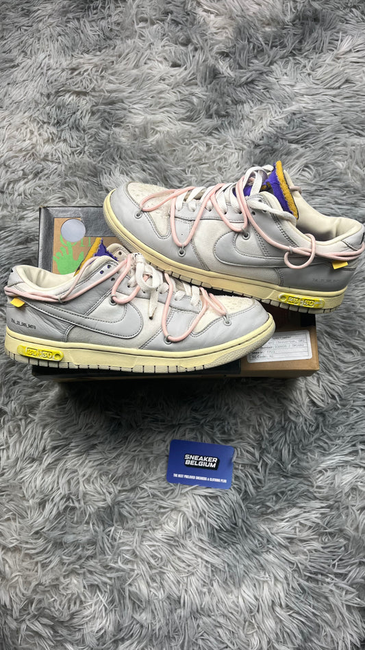 Dunk low off white lot 27 42,5