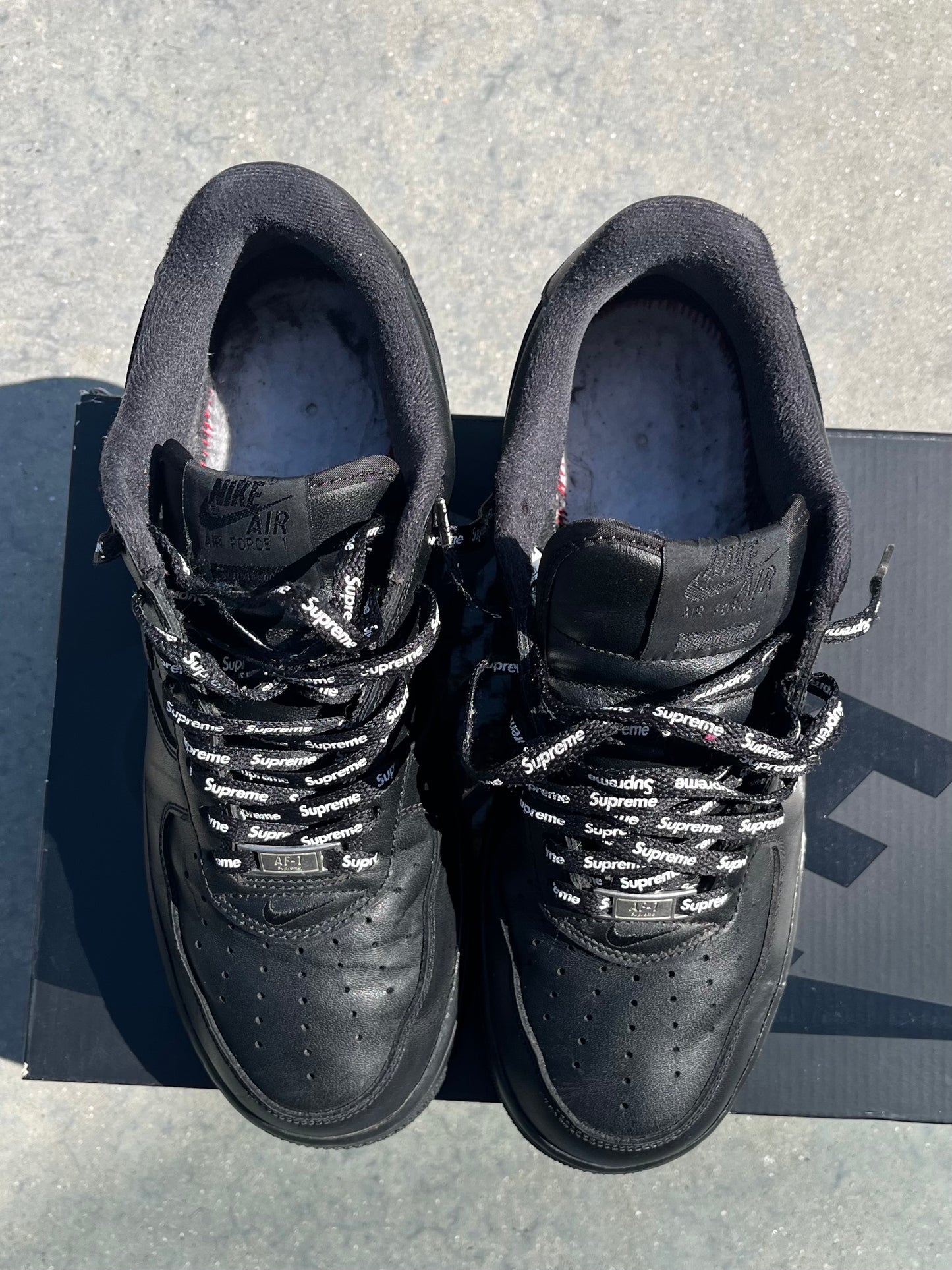 Air force 1 supreme black | 42,5