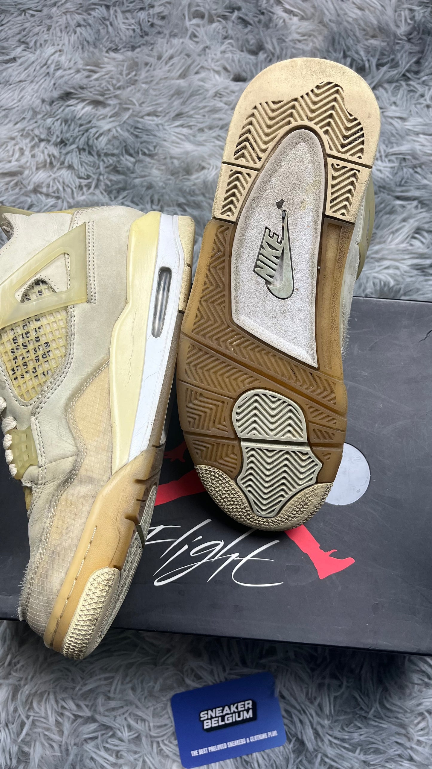 Jordan 4 off white sail 41