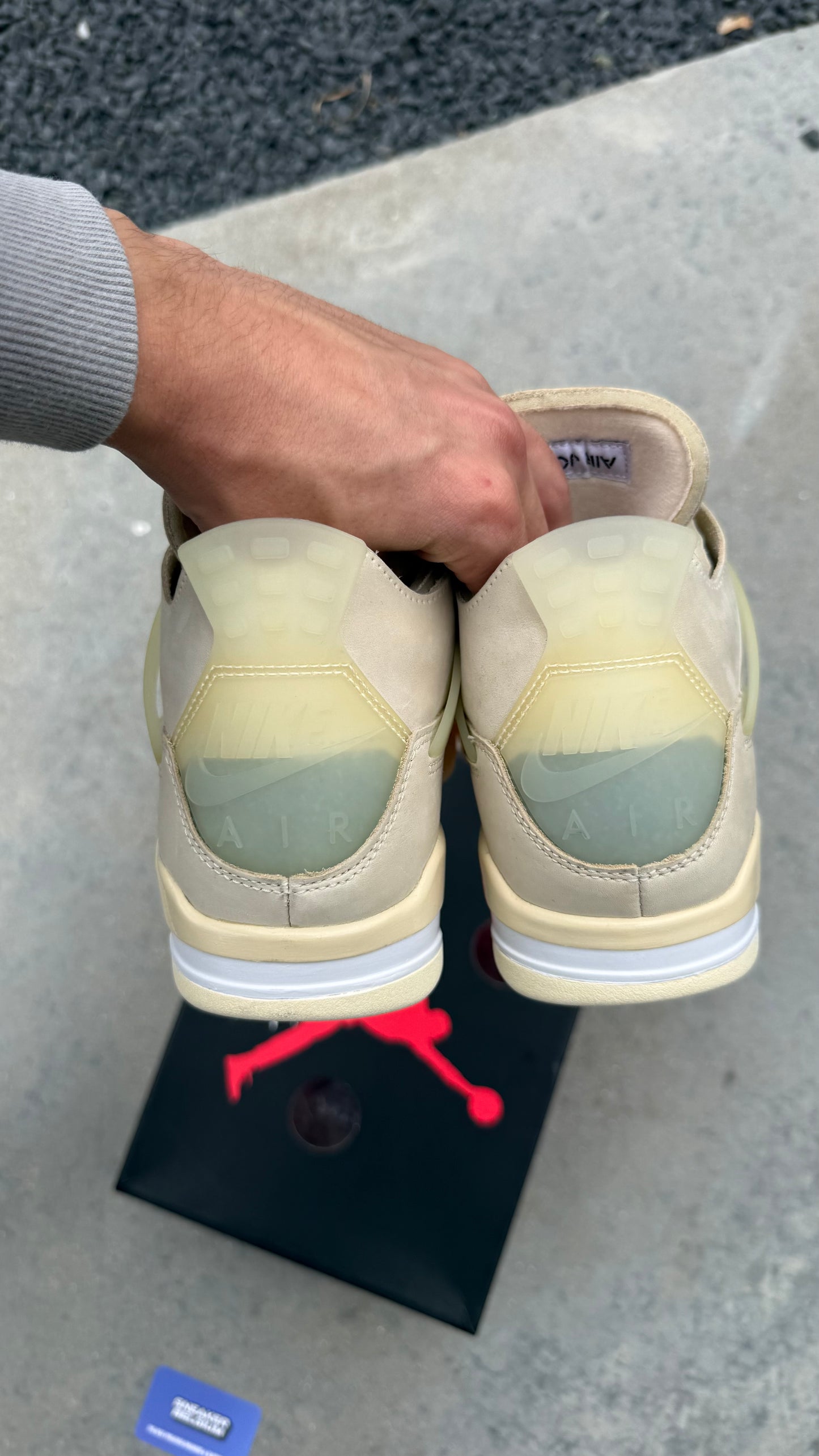 Jordan 4 off white sail | 41