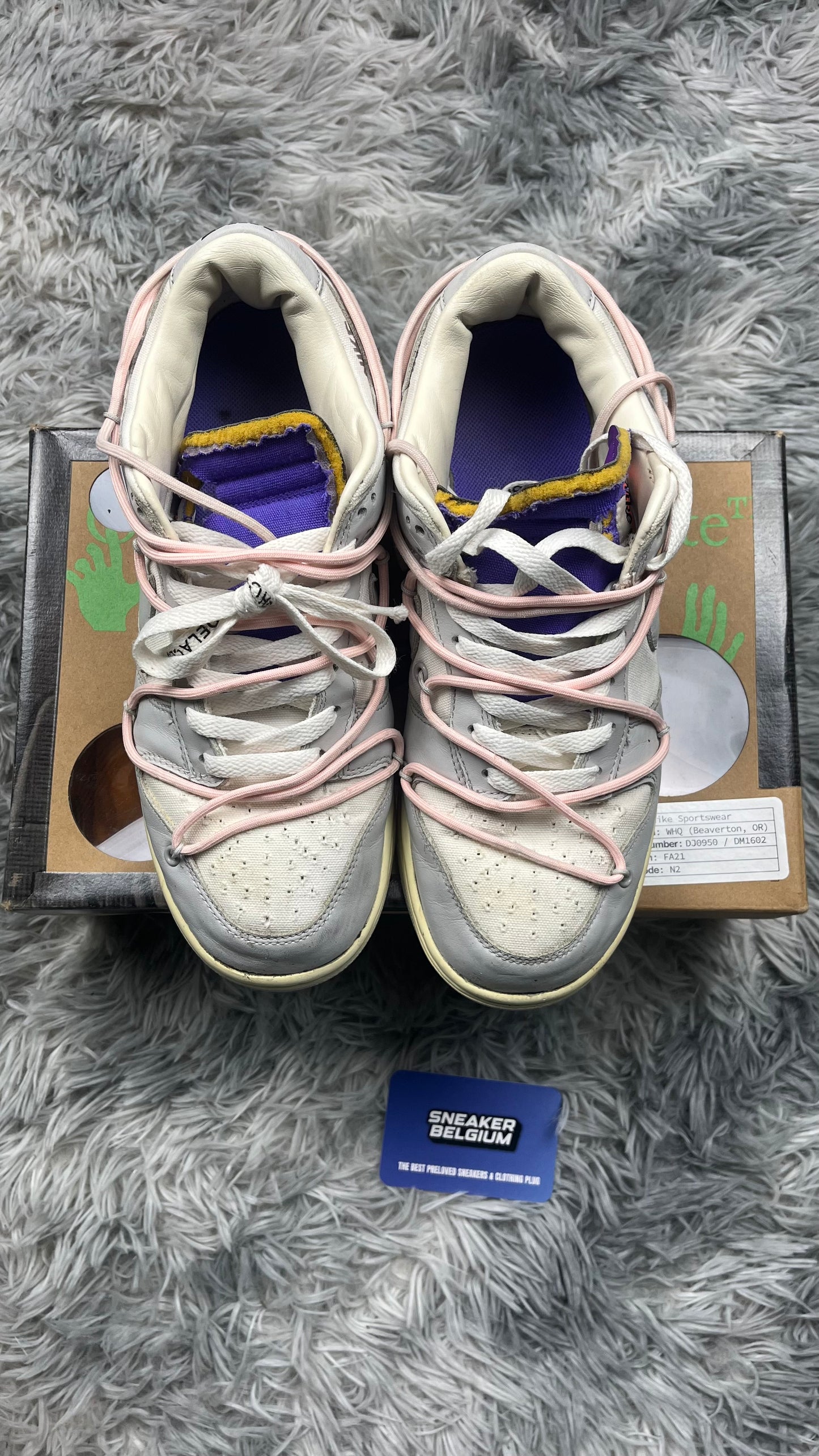 Dunk low off white lot 27 42,5