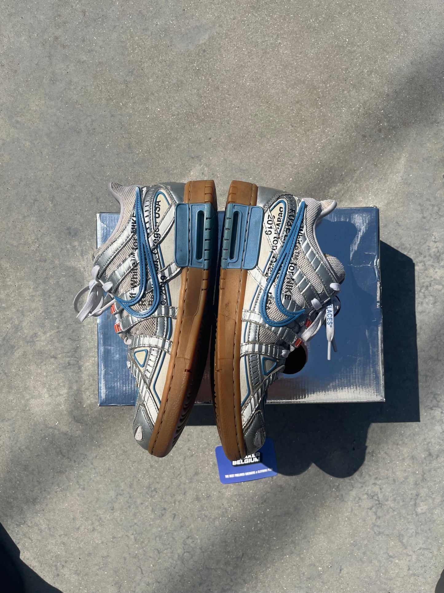 Dunk low rubber off white | 43