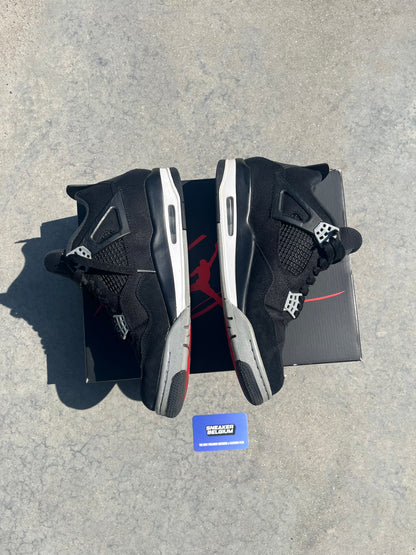 Jordan 4 black canvas | 43