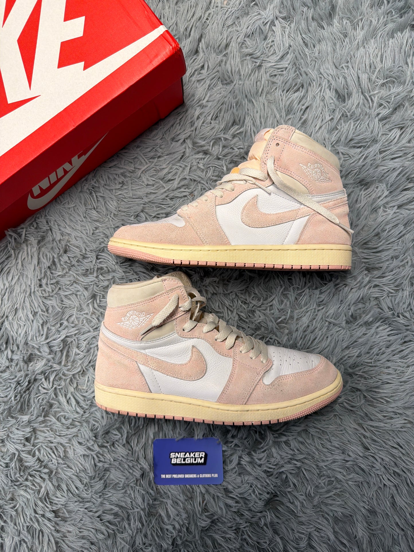 Jordan 1 high washed pink / size 42 / Pre-Loved
